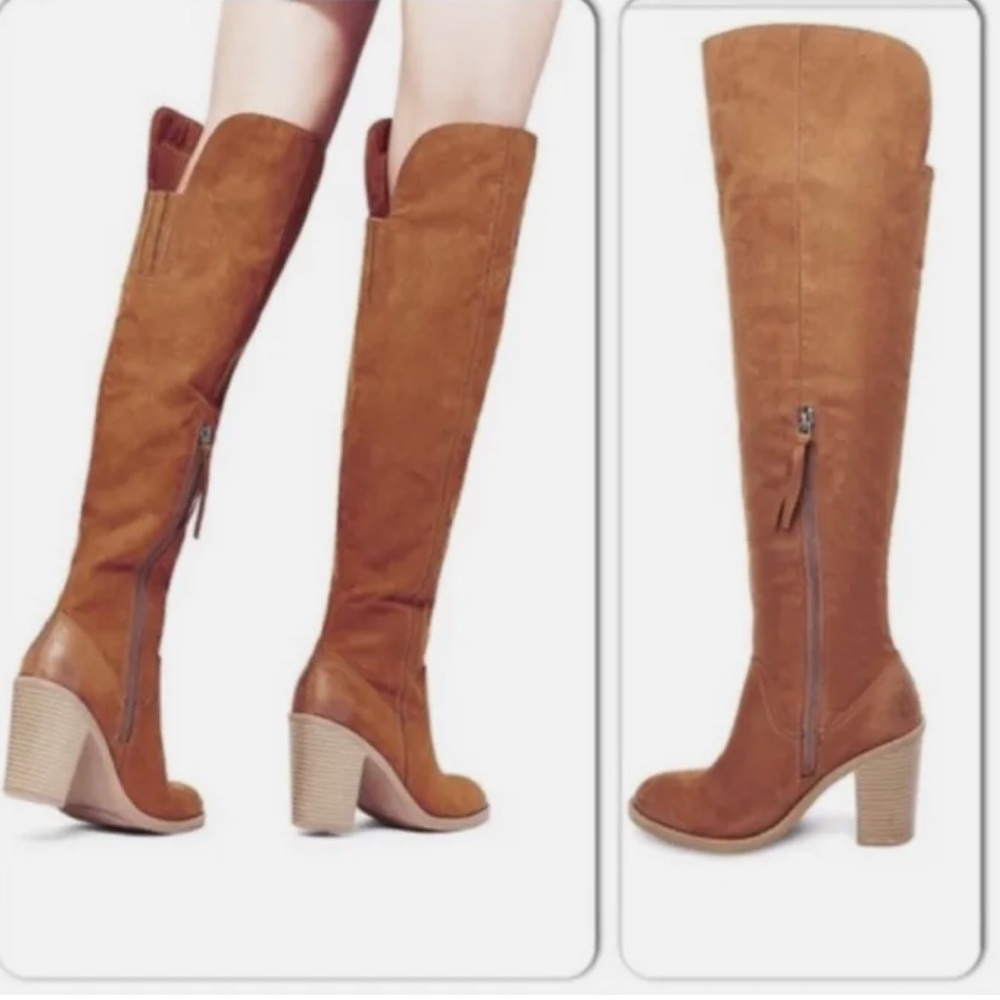 Dolce Vita Marilyn Over The Knee Suede Boots Size 7.5